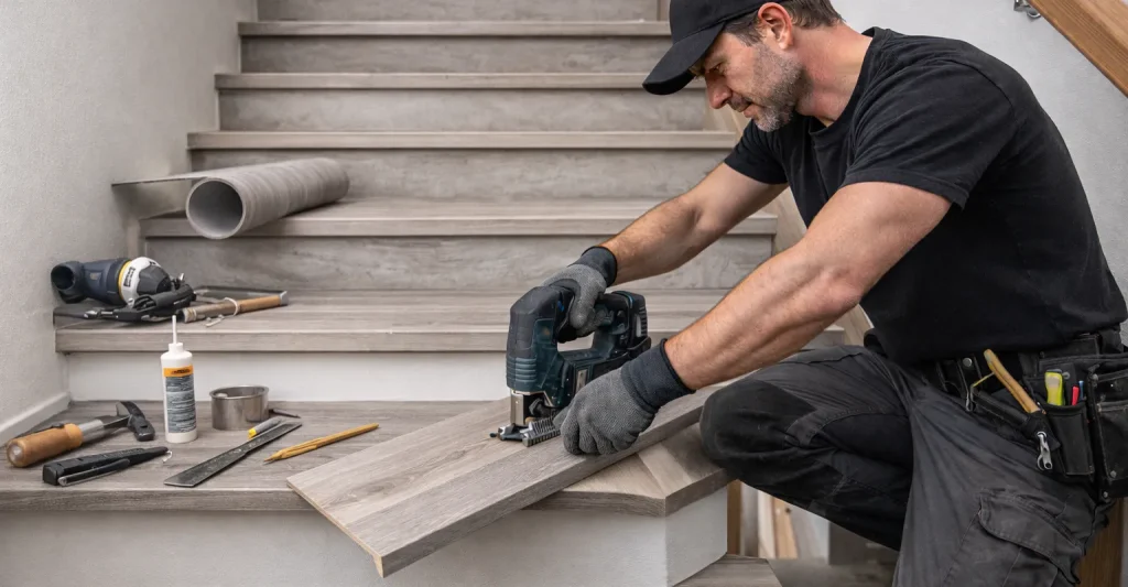 PVC / vinyl traprenovatie